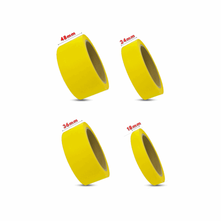 High Quality With Premium Grade Yellow Masking Tape 18mm-48mm x 15meter